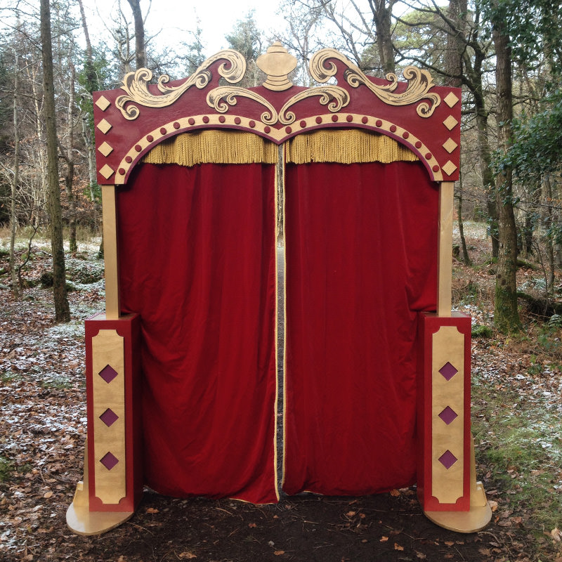 FOR SALE Red Curtained Arch